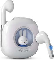 "MiPow x Miffy" su "Bluetooth" belaidėmis ausinėmis, mielos laidinės ausinės, atsparios vandeniui IPX5 (mėlynos)