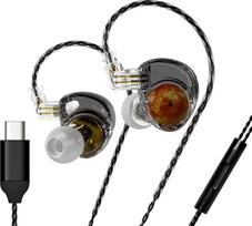 "ND Planet IEM" ausinės, 12 mm dvigubas magnetinis vairuotojas, "HiFi" žaidimų ausinės su nuimamu 2 kontaktų kabeliu, triukšmą izoliuojantys vidiniai ausinių monitoriai muzikantams, audiofilų dainininkams