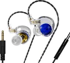 "ND Planet IEM" ausinės: 12 mm dvigubas magnetinis vairuotojas, "HiFi Gaming" ausinės su nuimamu 2 kontaktų kabeliu, triukšmą izoliuojantys ausinių monitoriai muzikantams, audiofilams, dainininkams, didžėjams