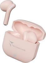 "Techmade" "Bluetooth" ausinės Belaidės ausinės su mikrofonu, HD garsas, patobulinti bosai, jutiklinis valdymas, IPX5 vandeniui atsparios, suderinamos su "iPhone" ir "Android