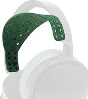"WC HeadbandZ Maxwell V2" - patobulintas platus silikoninis auskaras, suderinamas su "Audeze Maxwell", pagamintas pagal "Wicked Cushions" | Platesnis svorio paskirstymo dizainas | Smaragdinis potvynis