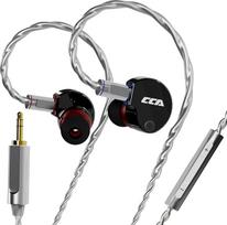 CCA Phoenix In-Ear Monitor ausinės, dvigubo magnetinio dinaminio draiverio IEM su aiškiu HiFi garsu ir giliais bosais, profesionalios metalinės žaidimų ausinės muzikantams, dainininkams ir audiofilams (3,5