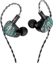 keephifi KBEAR KB03 IEM ausinės, žaidimų ausinės, 1 DD+1 BA + 1 vibracinis kaulų linijos vairuotojas, galingos laidinės ausinės su bosais, laidinės ausinės su didelio grynumo OFC kabeliu, IEM ausinės žaidimams