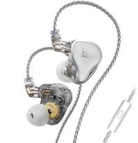 KZA COUSTICS KZ ZAS ausinės 16 vienetų hibridinės technologijos laidinės ausinės In-Ear monitoriaus ausinės HiFi In-Ear ausinės Aukštos kokybės garsas su sidabruotu kabeliu