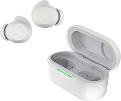 LG, xboom budsplus, "Bluetooth" ausinės, "Bluetooth" ausinės, sportas, belaidės "Bluetooth" ausinės, triukšmo slopinimas, IPX4 apsauga nuo purslų, baltos spalvos