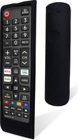 Remote Control Case for Samsung TV Controller - Environmentally Friendly Silicone Material, Drop-Proof, Dustproof, Washable, Compatible with Samsung Voice Remote Skin, Samsung TV Remote Cover (Black)