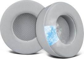 SOULWIT aušinančio gelio pakaitiniai ausų įdėklai "Corsair Virtuoso RGB Wireless XT SE" žaidimų ausinėms, ausų įdėklai su triukšmo izoliacija, ypač stori