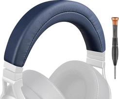 SOULWIT baltyminis odinis galvos apdangalas "Corsair Virtuoso RGB Wireless XT SE" žaidimų ausinėms, pakaitinė galvos apdangalo remonto dalis