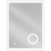 Mexen Kala vonios veidrodis su apšvietimu ir kosmetiniu veidrodėliu 60 x 80 cm, LED 6000K, be rūko - 9820-060-080-611-00