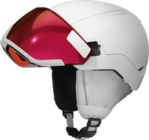 ATOMIC helmet Revent GT Amid Visor HD white heather w/red HD C2-3