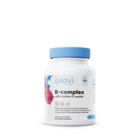 B-Complex with Choline & Inositol Maisto papildas B-kompleksas su cholinu ir inozitoliu 60 kapsulių