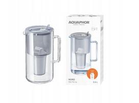 Vandens filtro ąsotis Aquaphor Nord A5 H Grey Glass filter jug, pilkas