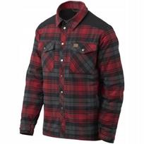 Vyriški languoti marškiniai su šiltu pamušalu HELIKON-TEX WINTER WARDEN, Slate Crimson Plaid