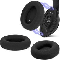 "Geekria SNAP" magnetiniai ausų įdėklai "Beats Studio 3 Wireless/2" serijai, magnetiniai lengvai perjungiami ausų įdėklai, per kelias sekundes pakeičiami ausų įdėklai (juodas tinklelis, 1 pora)