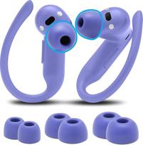 "WC TipZ Powerbeats Pro 2" - "Wicked Cushions" atminties putų ausų kištukai, suderinami su "Beats Powerbeats Pro 2" | Patogesni, geriau prigludę ir geriau izoliuojantys triukšmą | Violetinė