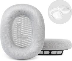 TSYUCXH Ersatz-Ohrpolster für Apple AirPods Max Kopfhörer, Netzstoff-Ohrpolster mit Memory-Schaum und Magnet für AirPod Max + weiche TPU-Schutzhülle für Airpod Max