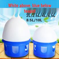 Racing Pigeon Water Bottle Trough, 1-12 Liters, Bird Drinking Fountain Equipment 2L blue