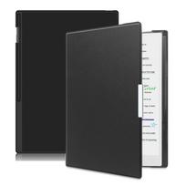 Tinka 2024 m. remarkable Paper Pro 11,8 colio spalvotam 3-ios kartos apsauginiam odiniam dėklui juoda