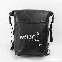 25L Lauko vandeniui atsparus, atsparus dilimui PVC kuprinė plaukimui baidarėmis ir plaukimui 25L raudona