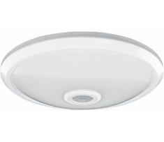 LED lubinis šviestuvas su judesio ir sutemų jutikliu LED/16W/230V skersm. 29 cm baltas