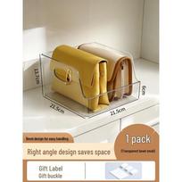 Small Handbag Storage Rack Divider: Crossbody Bag Holder & Closet Organizer