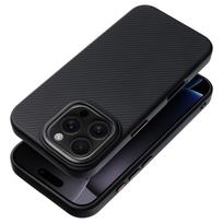 Carbon Elite Mag Cover compatible with MagSafe for iPhone 16e (SE 4 2025) black
