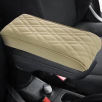 PU Leather Car Armrest Mat Center Console Arm Rest Protection Cushion Universal Memory Foam Auto Armrests Storage Box Cover Pad