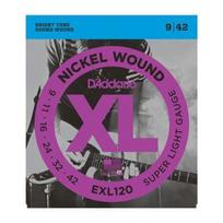Stygos elektrinei gitarai D'Addario EXL120 .009
