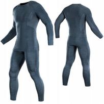 Termoaktyvus apatinis trikotažas Marškinėliai + kelnės M-Tac Active Level I , Dark Grey Melange
