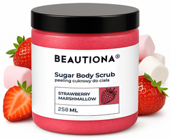 Cukrinis kūno šveitiklis STRAWBERRY&MARSHMALLOW, 250ml