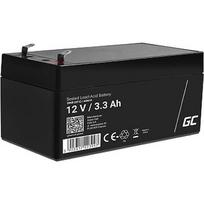 Green Cell AGM VRLA 12V 3.3Ah maintenance-free battery for the alarm system, cash register, toys AGM19