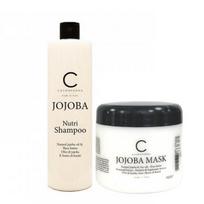 COSMOFARMA, plaukų šampūno ir kaukės rinkinys  JOJOBA,  500+500 ml