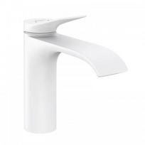 Hansgrohe Vivenis 110 praustuvo maišytuvas 75022700 baltos matinės spalvos, be dugno vožtuvo