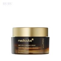 „MEDICUBE Deep Vita C Capsule Cream“ šviesinamasis ir stangrinamasis veido kremas, 55 g