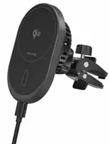 Swissten Magnetic Car Holder MagRide with Wireless Charger Qi2 15W (MagSafe compatible)