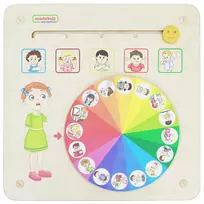 MASTERKIDZ Edukacinė lenta Mokymosi emocijos Montessori Emocijų valdymas