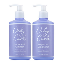 Only Curls tonuojantis šampūnas ir kondicionierius šviesintiems plaukams