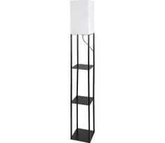 Brilagi - Grindinė lempa su lentynomis GRADUS 1xE27/40W/230V 150 cm juoda/balta
