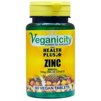 Veganicity Cinkas 10 mg – 90 tabletės