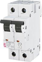 Automatinis jungiklis ETIMAT10, 2P, C, 10kA, 25 A