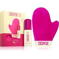 Coco & Eve Sunny Honey Ultimate Glow Travel Kit savaiminio įdegio putos su paskirstymo pirštine kelioninė pakuotė Medium 60 ml