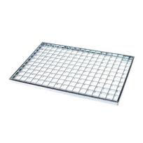 Cinkuotojo plieno tinklelio grotelės Aco 40x60cm batams