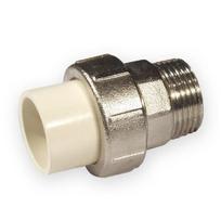 Adapteris 4733-407, PVC-C, 3/4" išorinis sriegis/klijuojamas vidus