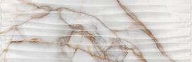 Dekoratyvinės keraminės plytelės KAI GOLDIE ONDA WHITE 4992, 24,4 x 74,4 cm, 1,089 m2/dėž., rektifik