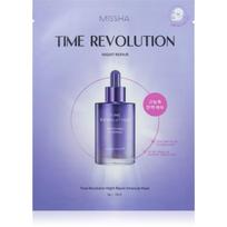 Missha Time Revolution Night Repair Ampoule tekstilinė veido kaukė nuo raukšlių 30 g