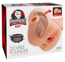 Pdx Plus pdxp Double Pounder Vibrating realistiškas masturbatorius