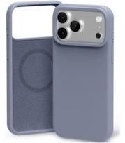 Dėklas Mercury Pure Magsafe Silicon Case Apple iPhone 17 Pro Max levandos pilka