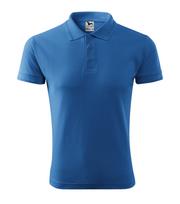Vyriški Polo Marškinėliai PIQUE Azure blue, 200 g/m²