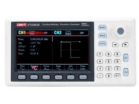 Funkcinis ir laisvos formos signalų generatorius, 60MHz; 2 kanalai, 14bit, 200 MSa/s, LCD TFT 4,3"; UNI-T