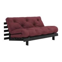 Sulankstoma sofa bordo spalvos 160 cm Roots Black Night – Karup Design